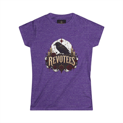 Revotees Crow Graphic Tee — Women's Vintage Raven T‑Shirt
