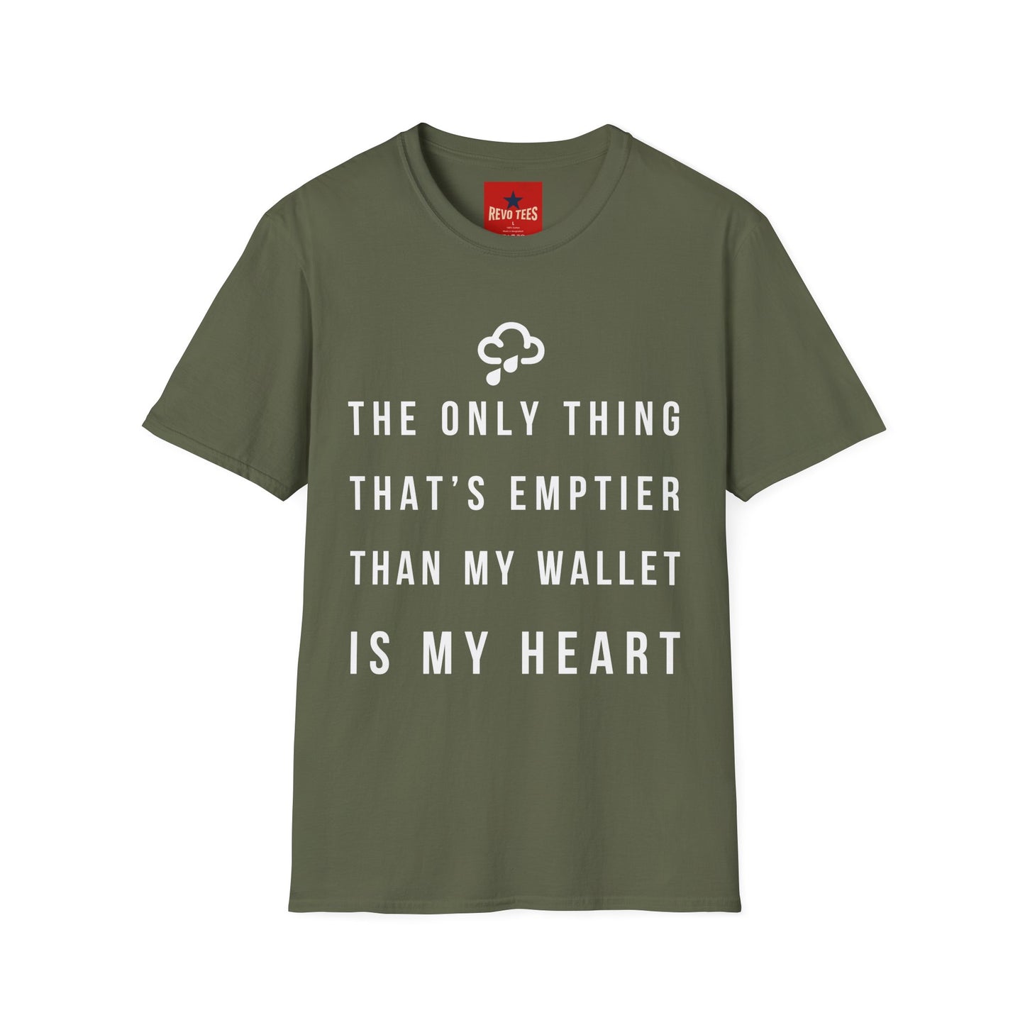 Emptier Than My Wallet - Unisex Softstyle T-Shirt