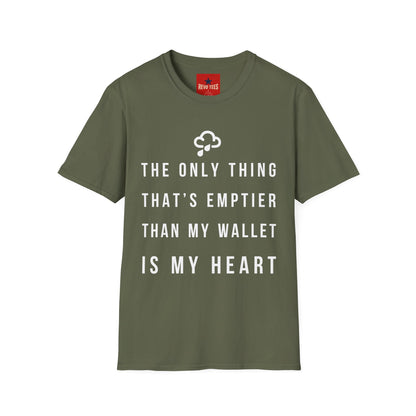 Emptier Than My Wallet - Unisex Softstyle T-Shirt