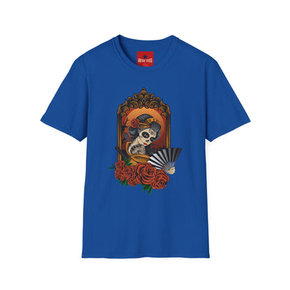 Day of the Dead Sugar Skull Tee — Vintage Floral Calavera T-Shirt