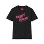Revotees Nozin Aroun Retro Pink Script Casual T-Shirt - alternate view 3