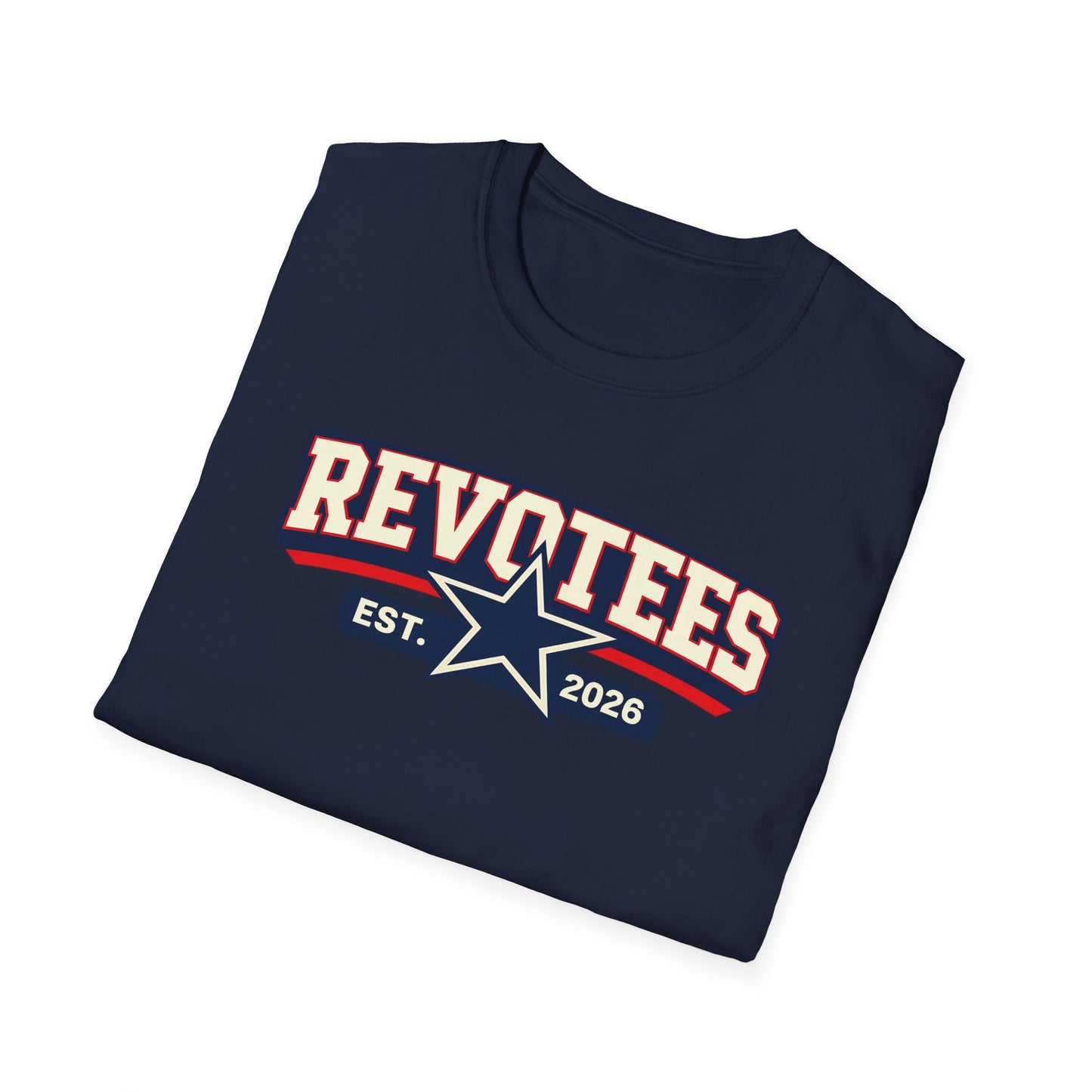 Revotees EST. 2026 Graphic T-Shirt — Retro Star Sports Logo