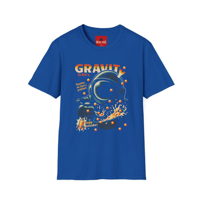 Gravity Orbit Astronaut T-Shirt — Retro Space Graphic Tee