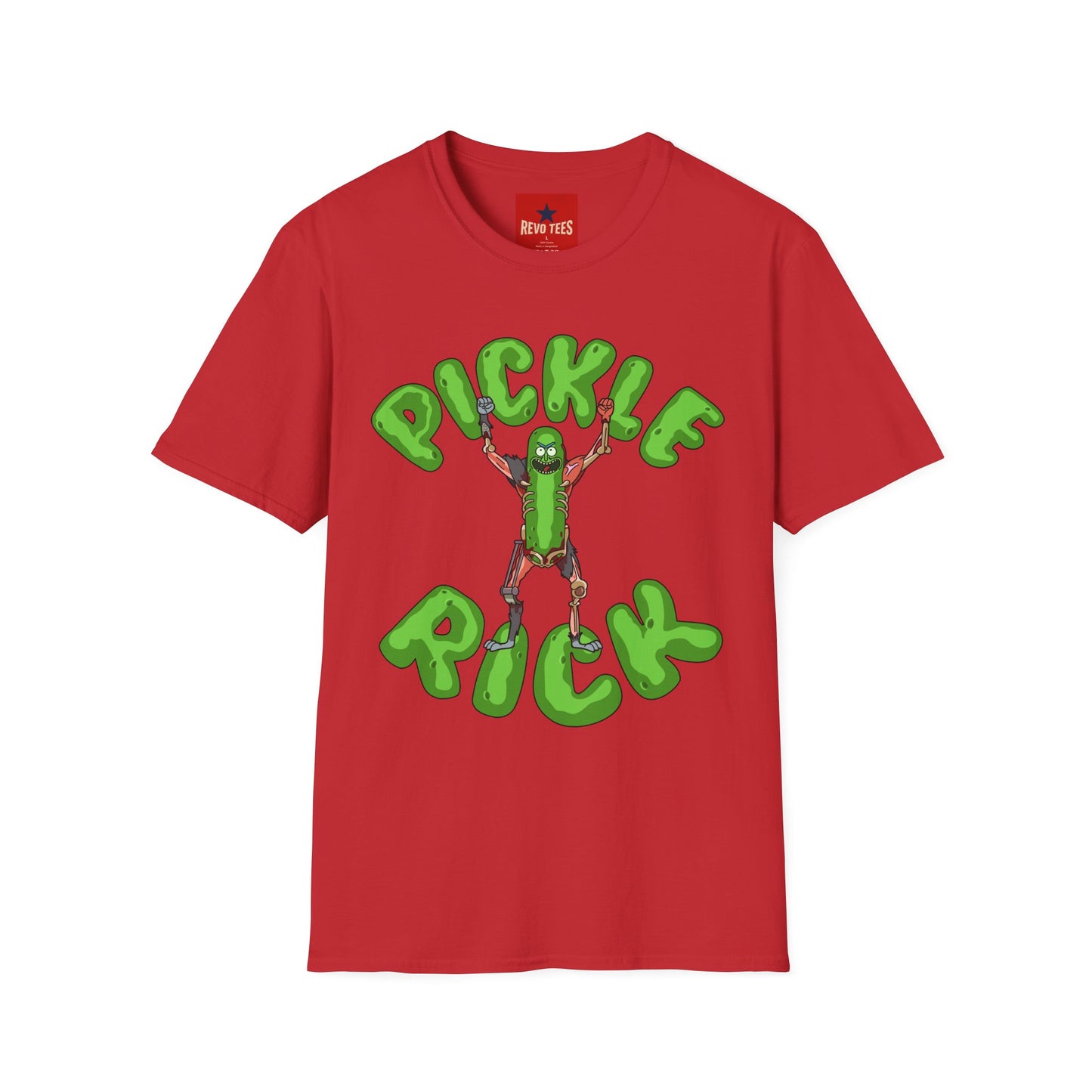 Pickle Rick T-Shirt — Funny Cartoon Pickle Character Tee for Fans & Gifts