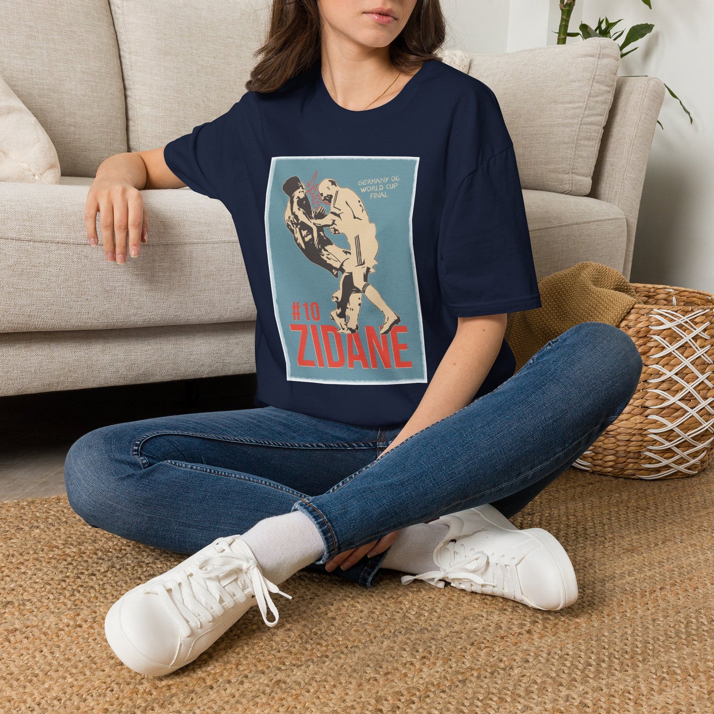 World Cup 2026 - France Headbutt Soccer T-Shirt — 2006 World Cup Retro Football Tee