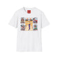 The Big Lebowski Bowling Grid T-Shirt – "Over the Line" Retro Gamer Design