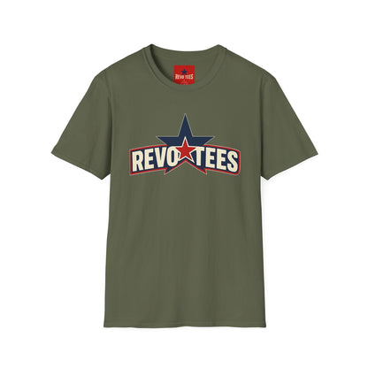 RevoTees Star Logo T-Shirt — Retro Patriotic Graphic Tee