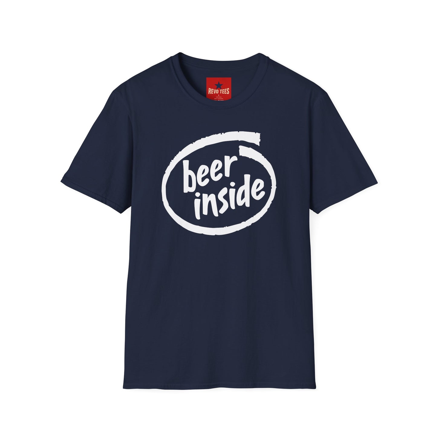 Beer Inside T-Shirt — Funny Craft Beer Logo Tee for Beer Lovers