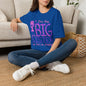 Big Sister T-Shirt — "I'm the Big Sister" Cute Pink & Purple Kids/Family Tee