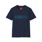 Minimal Celestial Icons T-Shirt — Light Blue Astrological Symbols