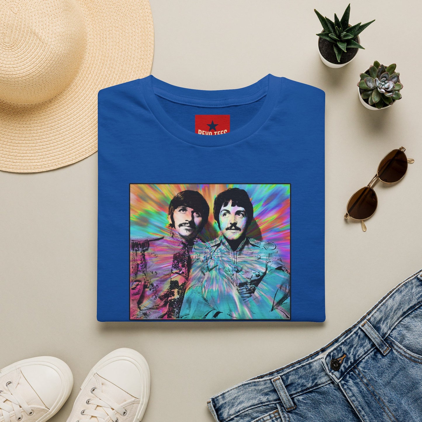 T-Shirt — Psychedelic Drum & Bass Band Portrait Tee