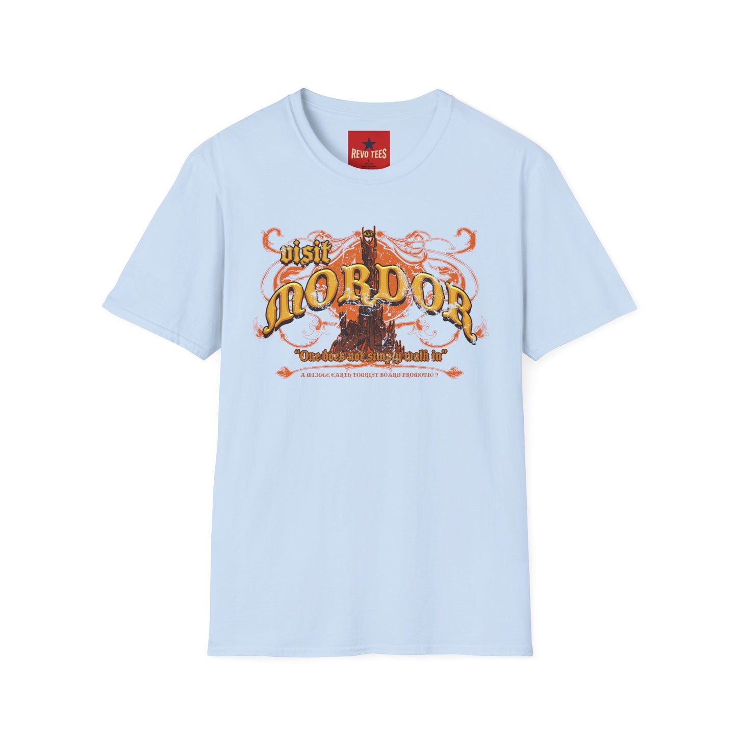 Visit Mordor T‑Shirt — 'One Does Not Simply Walk In' Vintage Fantasy Tee