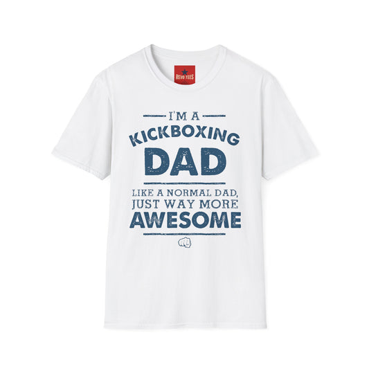 Kickboxing Dad T-Shirt — "I'm a Kickboxing Dad" Athletic Father's Day Tee