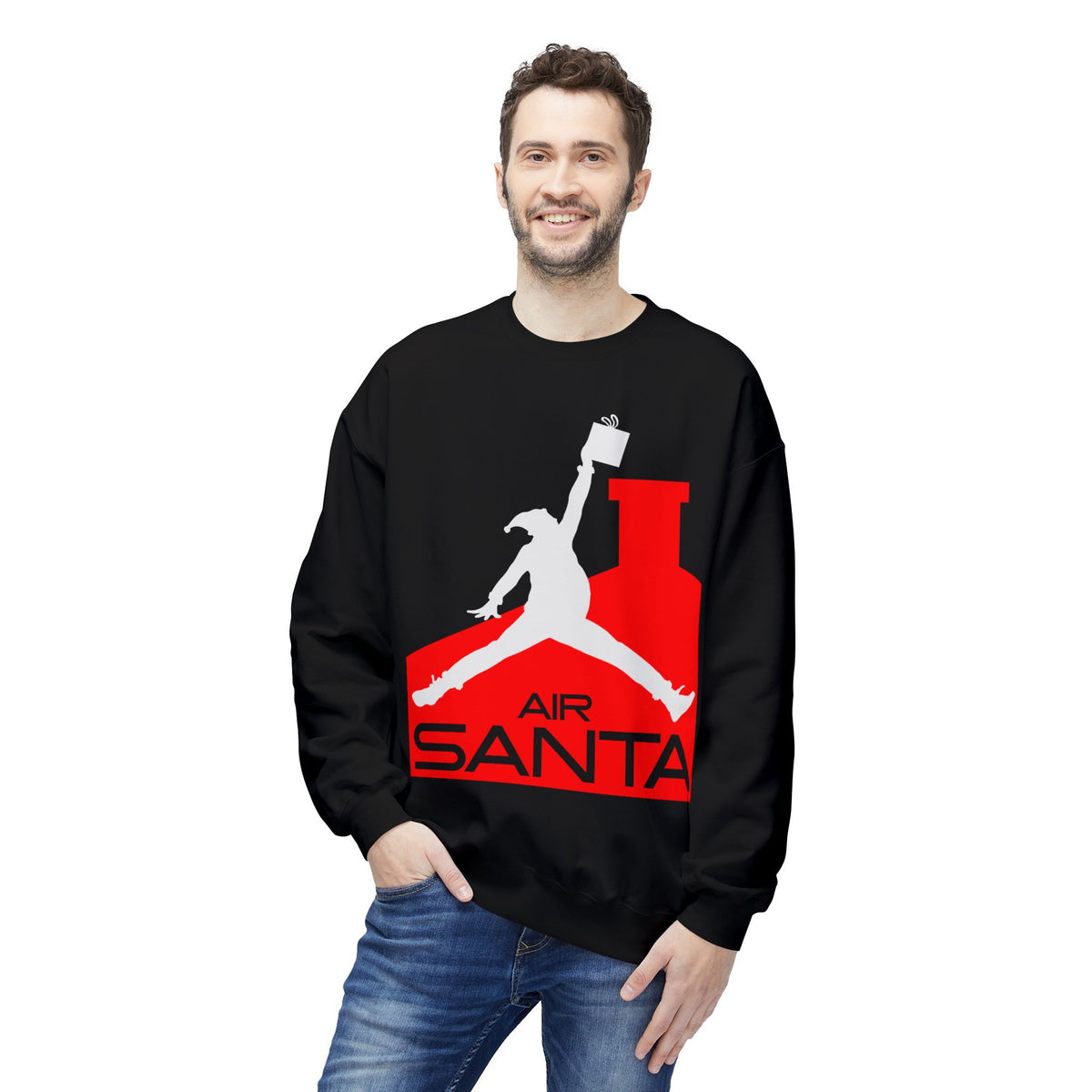 'Air Santa' Holiday Jump Logo Christmas Sweater
