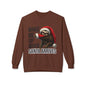 Sloth Santa Sweatshirt — "Wake Me Up When Santa Arrives" Holiday Crewneck