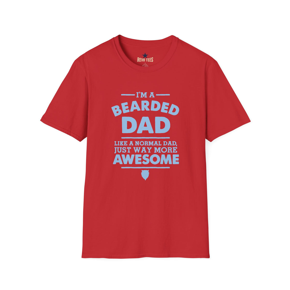 Revotees Bearded Dad Im a Bearded Dad Funny Fathers Day T-Shirt - alternate view 11