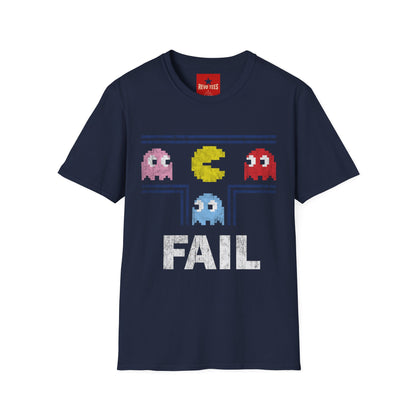 Retro Pac-Man 'FAIL' T-Shirt — 8-Bit Arcade Gamer Tee