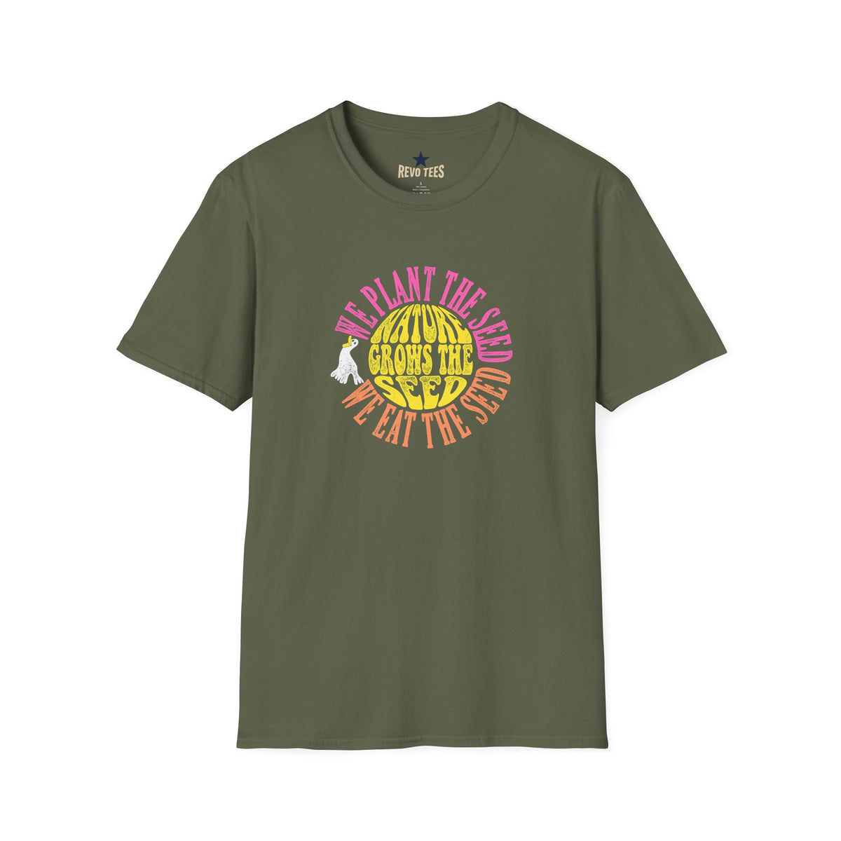 Revotees Here Comes the Sun Lyrics Unisex Softstyle T-Shirt - alternate view 8