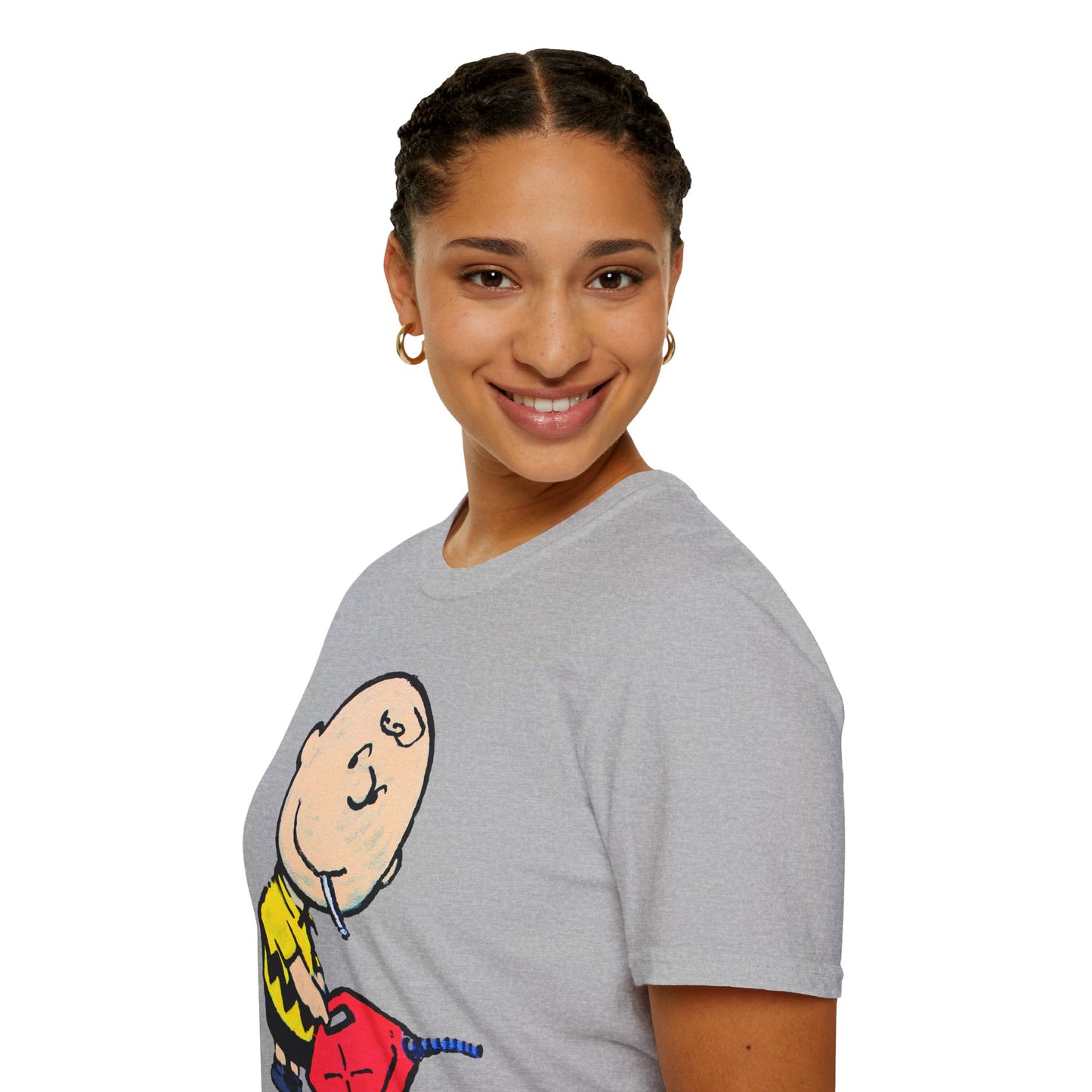 Banksy Novelty Cartoon Graphic T-Shirt — Naughty Charlie