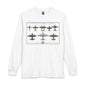 USAF WWII Selection of Military Aircraft Fleet - Long Sleeve Tee