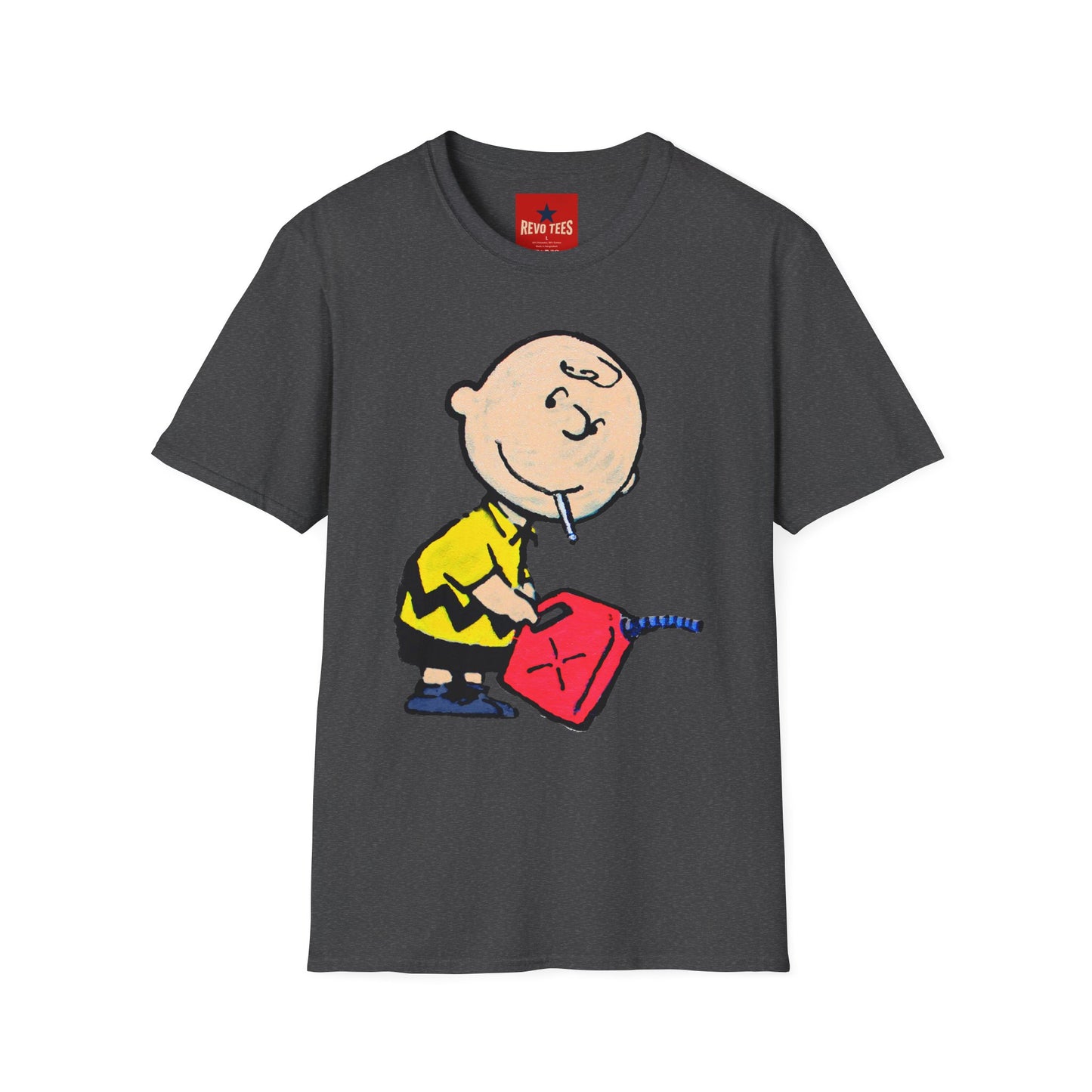 Banksy Novelty Cartoon Graphic T-Shirt — Naughty Charlie