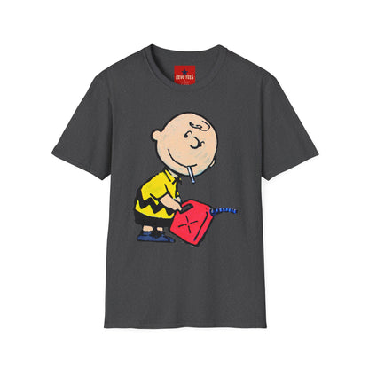 Banksy Novelty Cartoon Graphic T-Shirt — Naughty Charlie