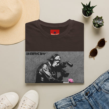 Banksy Flower Thrower T-Shirt — Urban Street Art Graphic Tee