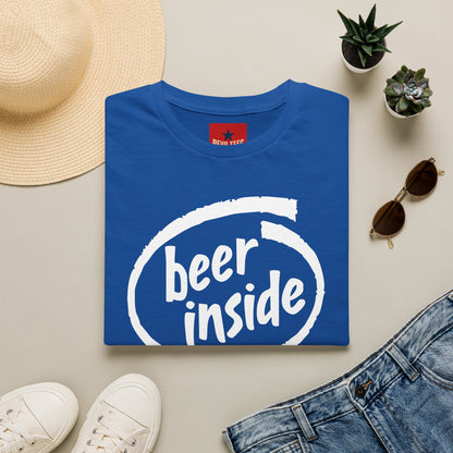 Beer Inside T-Shirt — Funny Craft Beer Logo Tee for Beer Lovers