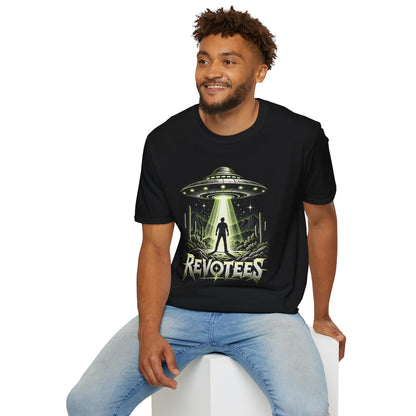 REVOTEES Alien Abduction – Sci‑Fi UFO Graphic Tee
