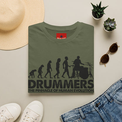 Evolution of Drummers - Unisex Softstyle T-Shirt