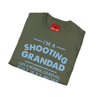 Shooting Grandad T‑Shirt — “I’m a Shooting Grandad” Funny Grandpa Gift