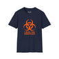 Revotees Graphic Orange Biohazard Icon with I Have the Sniffles T-Shirt - alternate view 10