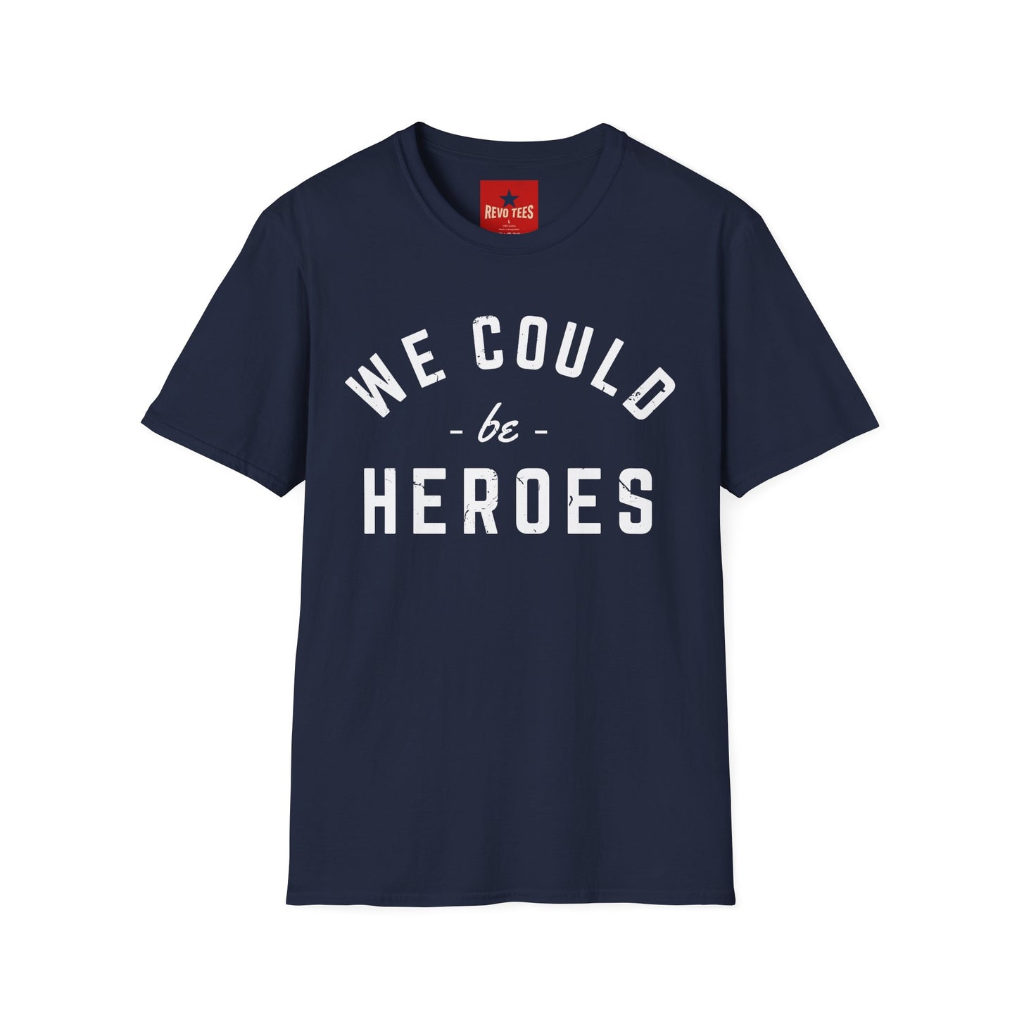 We Could Be Heroes - David Bowie - Unisex Softstyle T-Shirt
