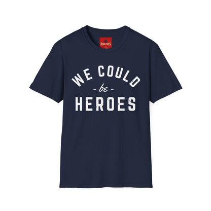 We Could Be Heroes - David Bowie - Unisex Softstyle T-Shirt