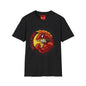 Red Devilfish Graphic T-Shirt — Bold Retro Sea Monster Tee