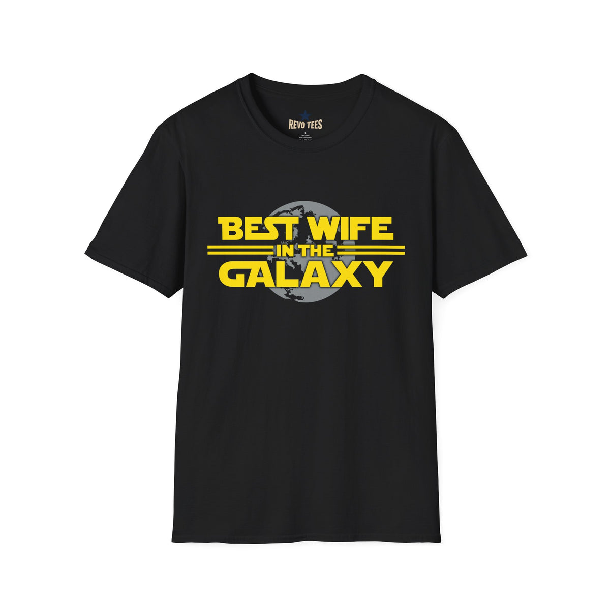 Revotees Best Wife in the Galaxy Funny Sci Fi Gift for Wives T-Shirt