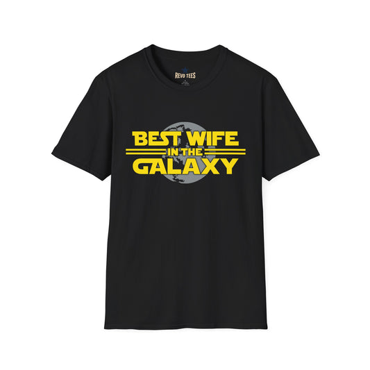 Revotees Best Wife in the Galaxy Funny Sci Fi Gift for Wives T-Shirt