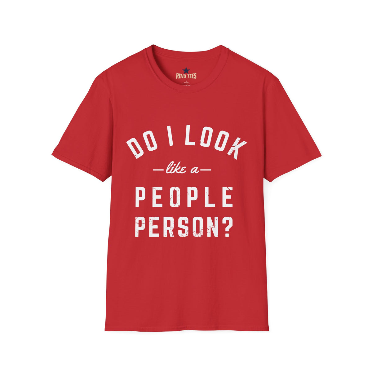 Revotees Do I Look Like a People Person Unisex Softstyle T-Shirt - alternate view 3