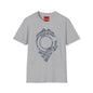 Abstract Circular Tech Graphic T-Shirt