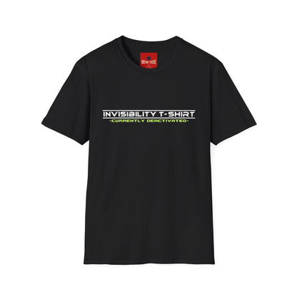 Invisibility T‑Shirt — “Currently Deactivated” Graphic Tee