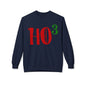 Christmas HO — Festive Red & Green Holiday Crewneck Sweatshirt