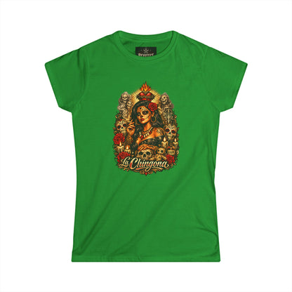 T-Shirt — La Chingona Day of the Dead Sugar Skull Tee