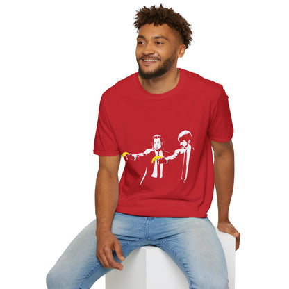 Banksy Pulp Fiction Banana Standoff T-Shirt