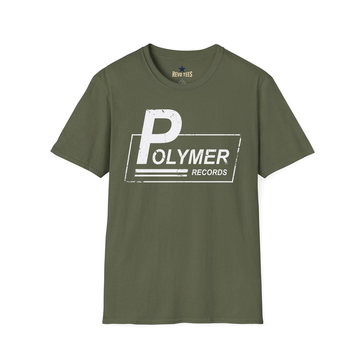 Revotees Polymer Records Iconic Label Unisex Softstyle T-Shirt - alternate view 5