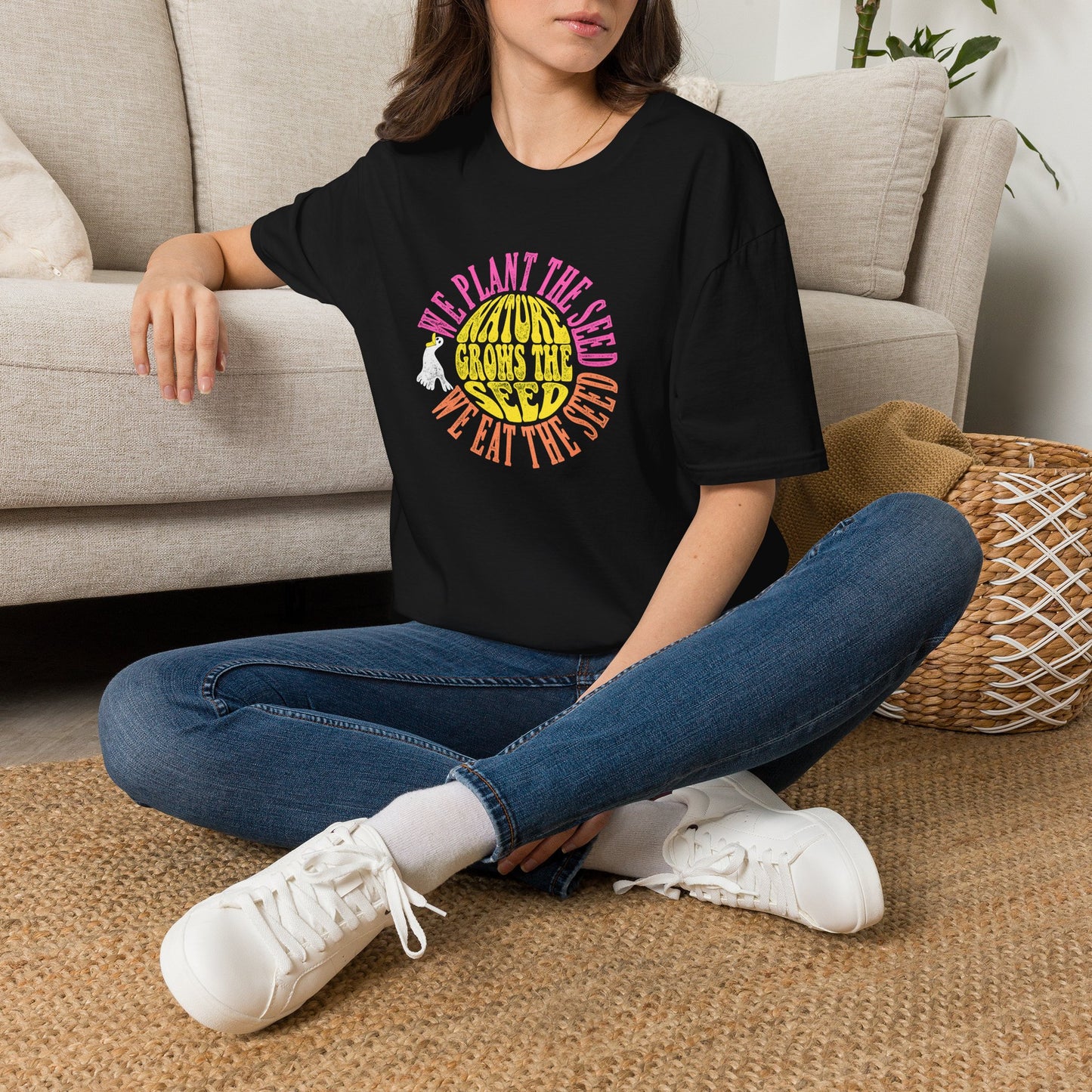 Here Comes The Sun - lyrics - Unisex Softstyle T-Shirt