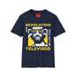 Revolution Is Televised T-Shirt — Retro Rainbow Sunglasses Protest Tee