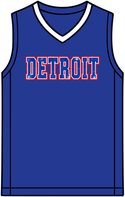 Detroit Unofficial Basketball Reversible Jersey