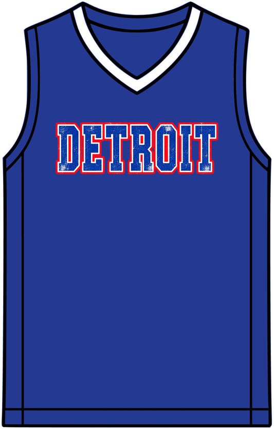 Detroit Unofficial Basketball Reversible Jersey
