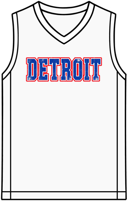 Detroit Unofficial Basketball Reversible Jersey