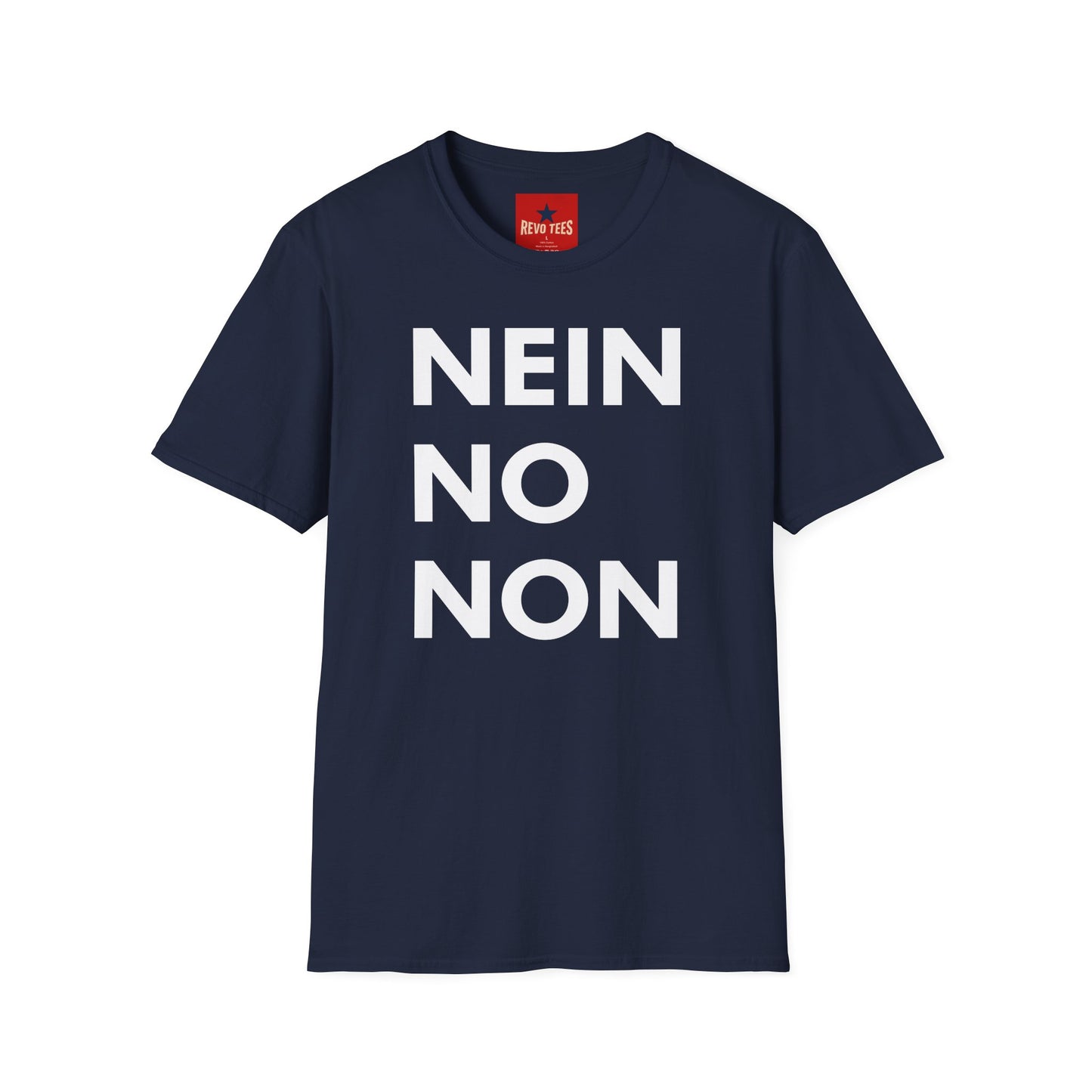 Nein / No Graphic T‑Shirt — Bold Bilingual Statement Tee